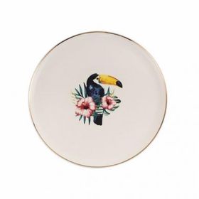 Porland 21 cm Exotic Desen 3 Düz Tabak