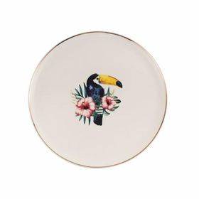 Porland 21 cm Exotic Desen 3 Düz Tabak