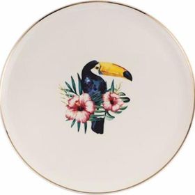 Porland 21 cm Exotic Desen 3 Düz Tabak
