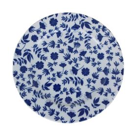 Porland 24 cm Blue Desen1 Düz Tabak