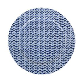 Porland 24 cm Blue Desen5 Düz Tabak