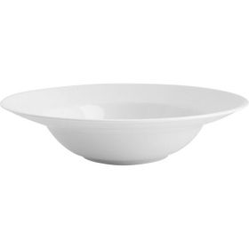 Porland 25 cm Beyaz Makarna Çukur Tabak