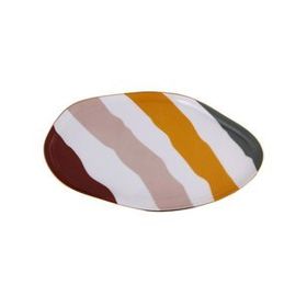 Porland 27 cm Abstract Kayık Tabak