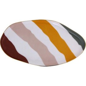 Porland 27 cm Abstract Kayık Tabak