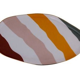 Porland 27 cm Abstract Kayık Tabak