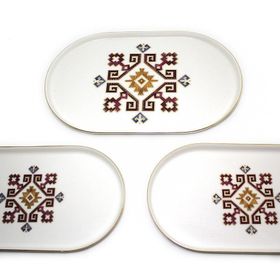 Porland 27 cm Arabesque Kayık Tabak