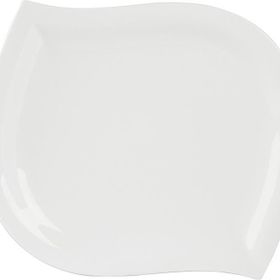 Porland 27 cm Leaf Beyaz Düz Tabak