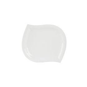 Porland 27 cm Leaf Beyaz Düz Tabak