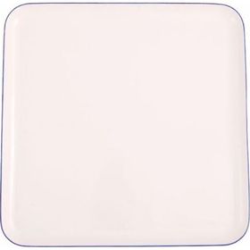 Porland 28x28 cm Blue Stripe Düz Tabak