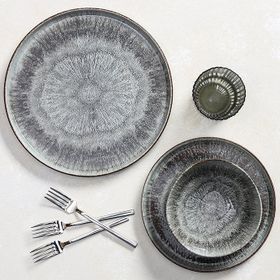 Porland 3 Parça Stoneware İris Yemek Takımı