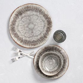 Porland 3 Parça Stoneware İris Yemek Takımı