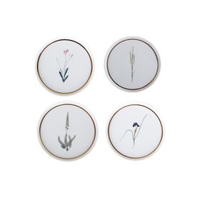 Porland 4 Parça 21 cm Botanical Pasta Tabağı