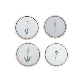 Porland 4 Parça 21 cm Botanical Pasta Tabağı