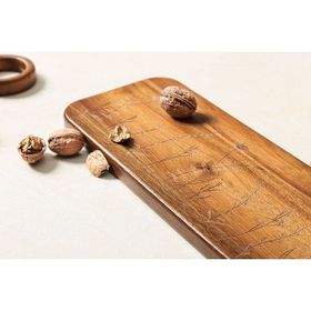 Porland 40 cm Woodflower Akasya Sunum Tahtası