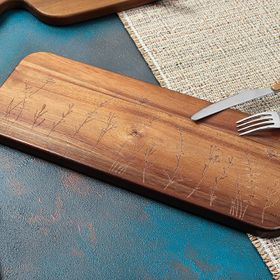 Porland 40 cm Woodflower Akasya Sunum Tahtası