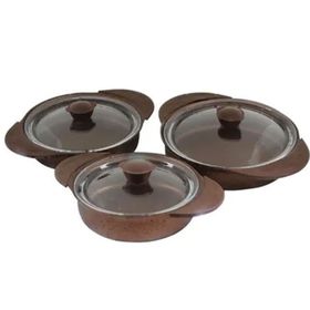 Porland 6 Parça Anolon Granit Bronz Sahan Takımı