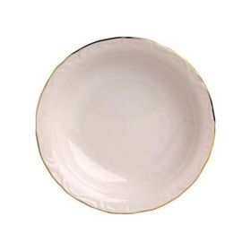 Porland A14730 Gold Kenarli Jade Çukur 17 cm 6'lı Tabak