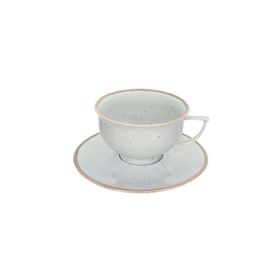 Porland Abbey Classic Seasons Gri Tabaklı 210 cc Çay Fincanı