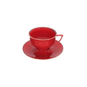 Porland Abbey Classic Seasons Kırmızı Tabaklı 210 cc Çay Fincanı