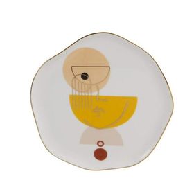 Porland Abstract 21 cm Düz Tabak