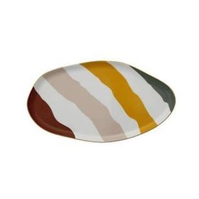 Porland Abstract Serisi 27 cm Oval Kayık Tabak