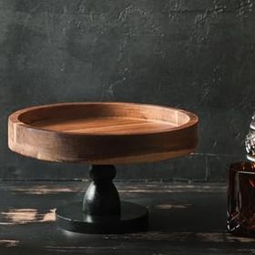 Porland Acacian 24 cm Ayaklı Sunum Tabağı