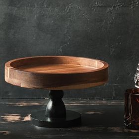 Porland Acacian 24 cm Ayaklı Sunum Tabağı