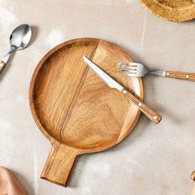 Porland Akazie 26 cm Sap Detaylı Tabak