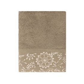 Porland Akra 50x90 Nakışlı Yeşil Havlu