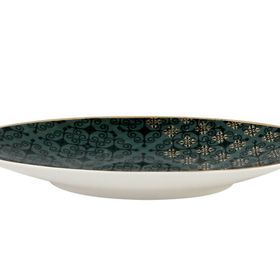 Porland Alm Evoke 24 cm Yeşil Kayık Tabak