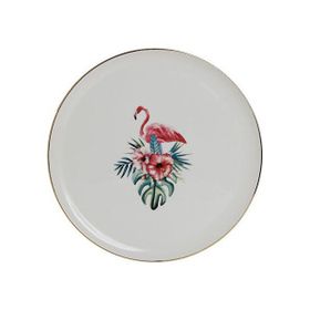 Porland Alm Exotic Desen1 21 cm Düz Tabak