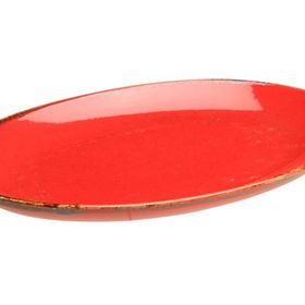 Porland Alm Seasons 31 cm Kırmızı Kayık Tabak
