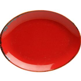 Porland Alm Seasons 31 cm Kırmızı Kayık Tabak