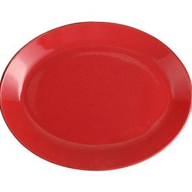 Porland Alm Seasons 31 cm Kırmızı Kayık Tabak