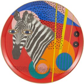 Porland Alm Wild Life Zebra 28 cm 1 Adet Düz Tabak