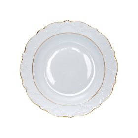 Porland Altın Yaldız 19 cm Porselen Çukur Tabak