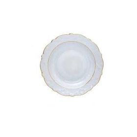 Porland Altın Yaldız 19 cm Porselen Çukur Tabak
