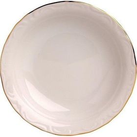 Porland Altın Yaldız 20 cm 12'li Porselen Çukur Tabak