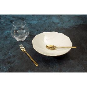 Porland Altın Yaldız 20 cm Çukur Tabak