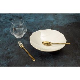 Porland Altın Yaldız 20 cm Çukur Tabak
