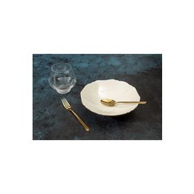 Porland Altın Yaldız 20 cm Çukur Tabak