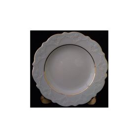 Porland Altın Yaldız 2f 16 cm 6'lı Düz Tatlı Tabağı