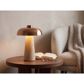 Porland Amore Bronz Şarjlı Masa Lambası