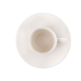 Porland Aqua Alumilite 64 cc 12 Adet Tabaklı Kahve Fincanı
