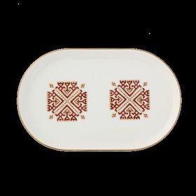 Porland Arabesque 18 cm Desen6 Kayık Tabak