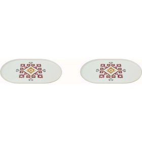 Porland Arabesque Desen 28 cm Kayık Tabak