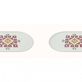 Porland Arabesque Desen 28 cm Kayık Tabak