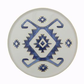 Porland Arabesque Desen 5 27 cm Düz Tabak