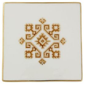 Porland Arabesque Desen 6 10 cm Bardak Altlığı