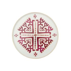 Porland Arabesque Desen6 18 cm 6 Adet Düz Tabak